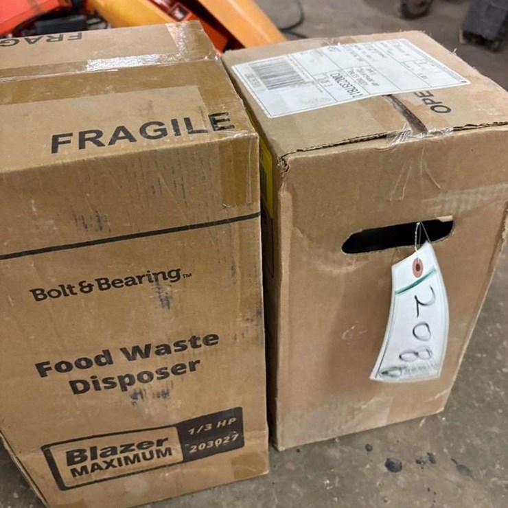 (2) In sink food waste disposers - new in box