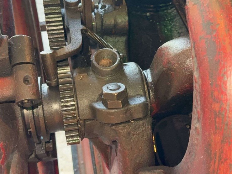 "rare"-stover-john-deere-plow-company-4-horse-hit-and-miss-engine-and-cart-image-14