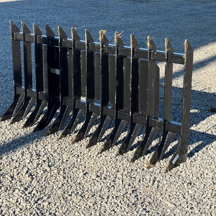 #4041 • 69 Inch Skid Steer Root Rake