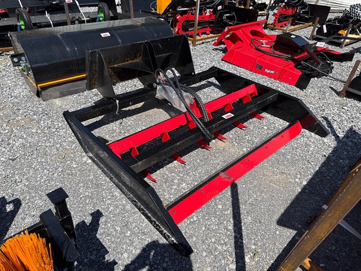 #6060-•-72"-skid-steer-land-leveler-w/-rippers-image-1