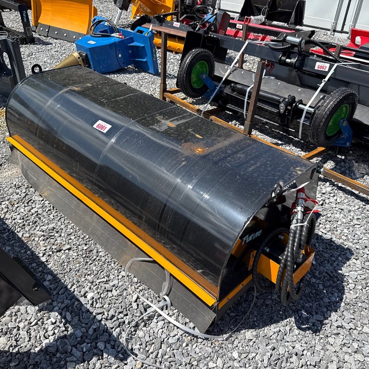 #6061 • 72" SKID STEER SWEEPER W/ CATCH PAN