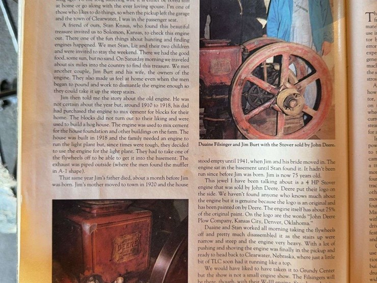 "rare"-stover-john-deere-plow-company-4-horse-hit-and-miss-engine-and-cart-image-42
