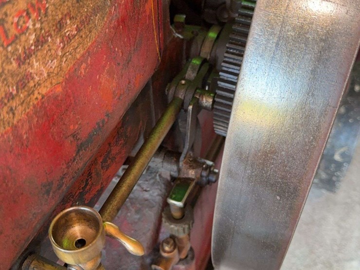 "rare"-stover-john-deere-plow-company-4-horse-hit-and-miss-engine-and-cart-image-26