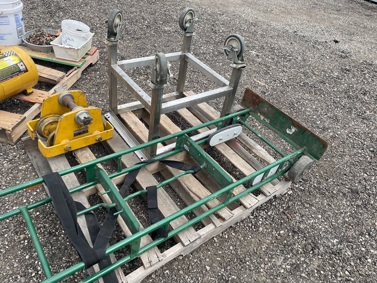 #4569-•-dolly,-aluminum-cart-and-budgit-6,000lb-i-beam-trolley-image-3