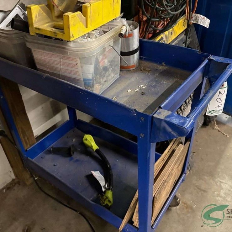 Shop cart and contents