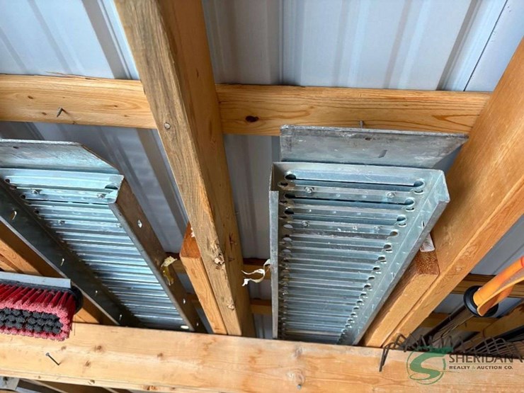 contents-of-rafters---paddles,-ramps,-snow-fence,-bamboo-rods-and-misc.-image-5