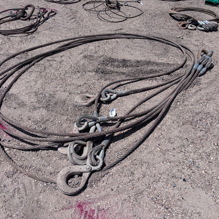 #39734 • 4 POINT CRANE RIGGING CABLES