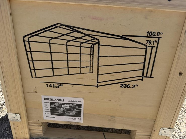 #247-•-12'-x-20'-metal-carport-shelter---sdlc1220ft-image-4