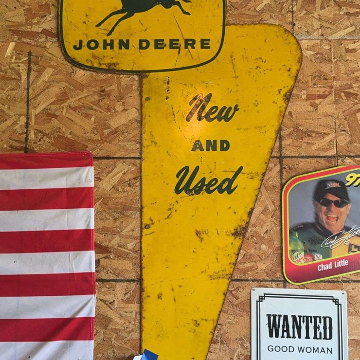 John Deere New and Used Double Sided Sign