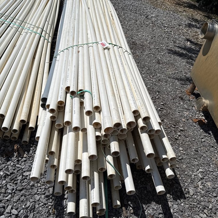 #6085 • BUNDLE OF 20' SCH 40 1 1/2" PVC PIPE