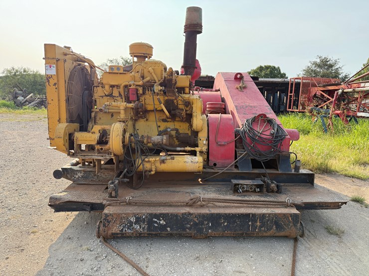 ideco-214-duplex-mud-pump-p/b-caterpillar-d353e-engine,-skidded-image-5