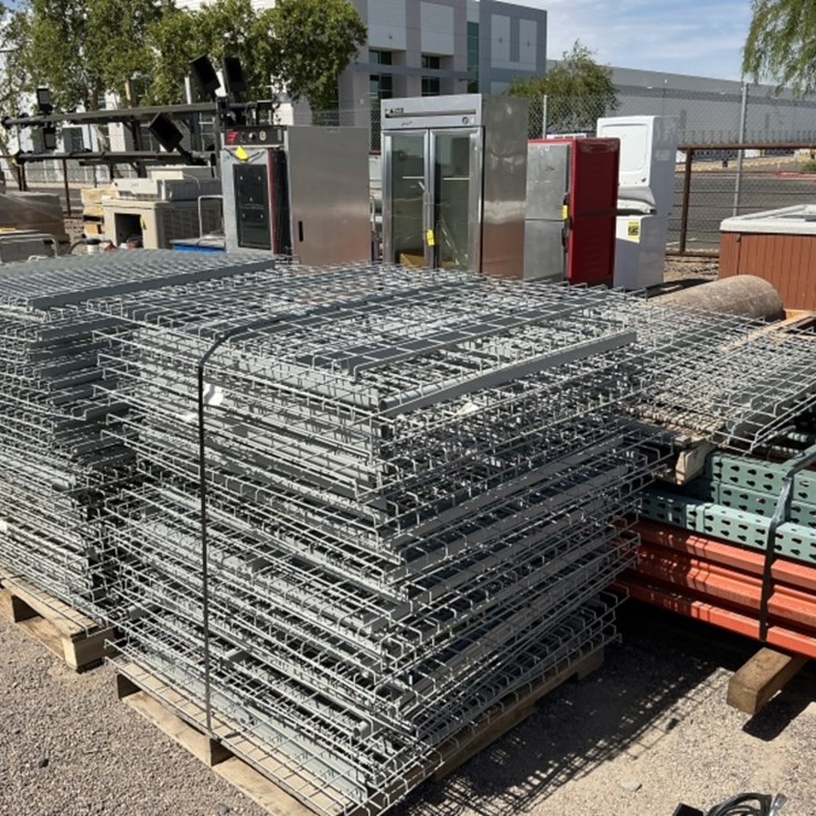 PALLET RACKING UPRIGHTS, ARMS & SHELVES