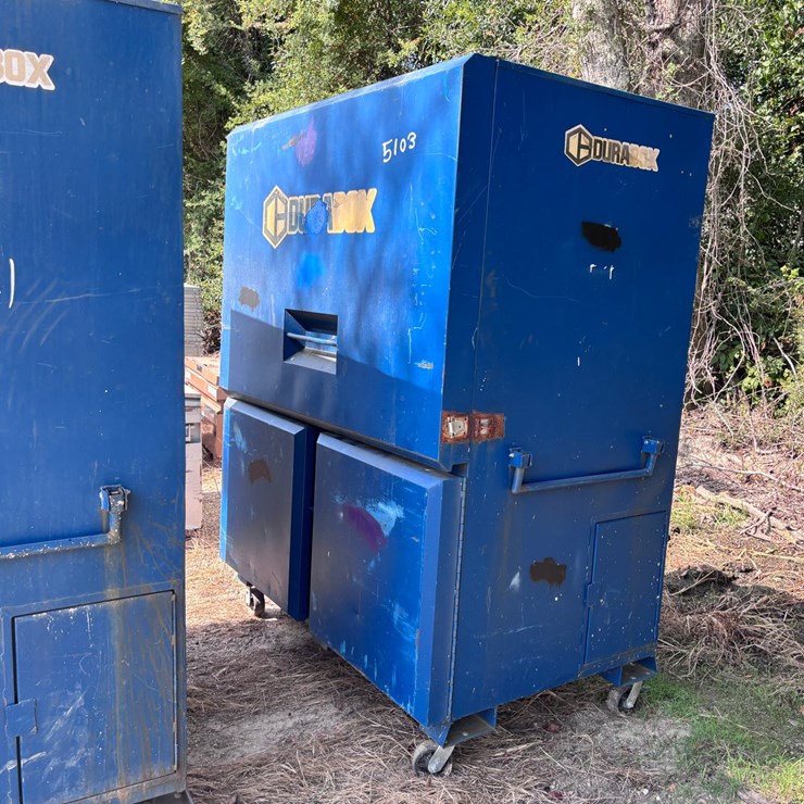 #5103 • KNAACK JOBSITE BOXES WITH MISCELLANEOUS ITEMS