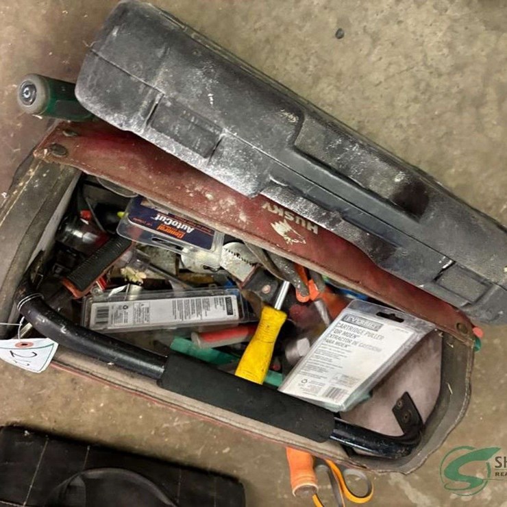 Tool carrier and contents, partial socket set