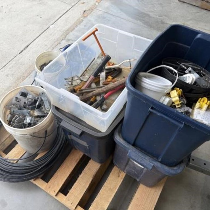 Skid of Fencing Tools and Miscellaneous Items