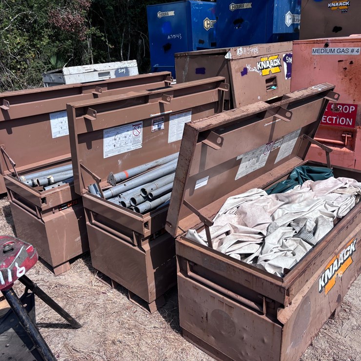 #5111 • (3) KNAACK JOBSITE BOXES