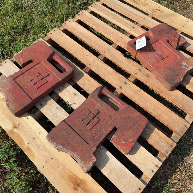 (3) International Harvester Suitcase Weights