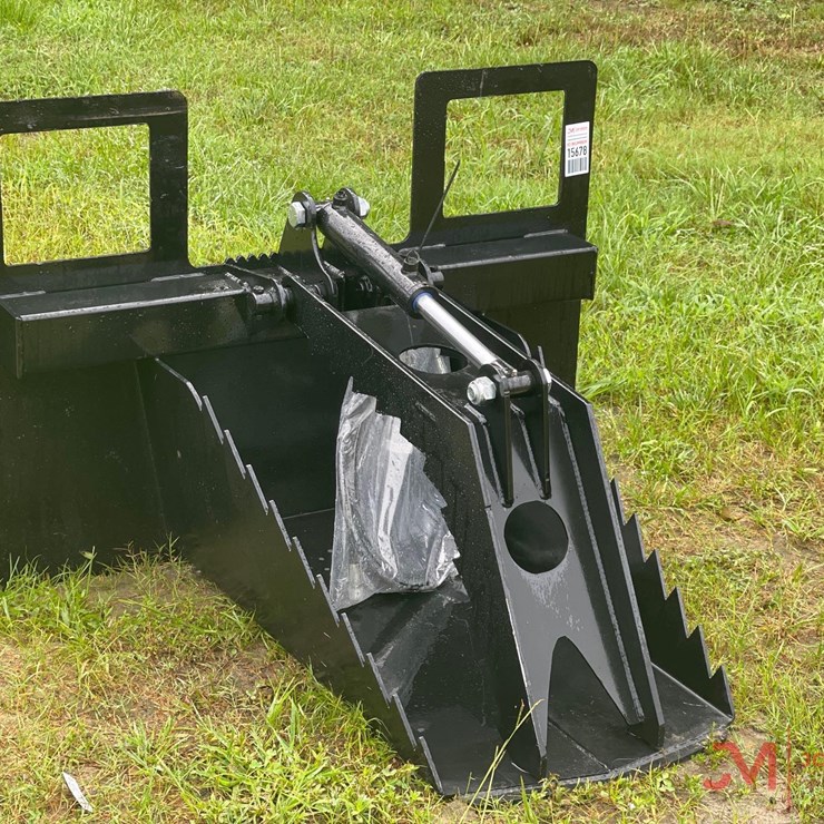 NEW STUMP GRAPPLE BUCKET SKID STEER ATTACHMENT