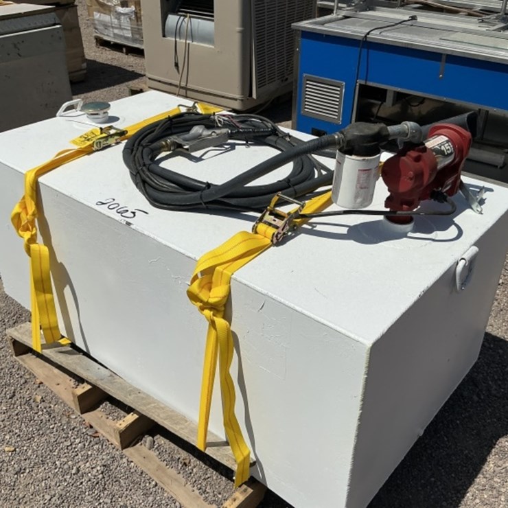 STEEL FUEL TANK W/ PUMP