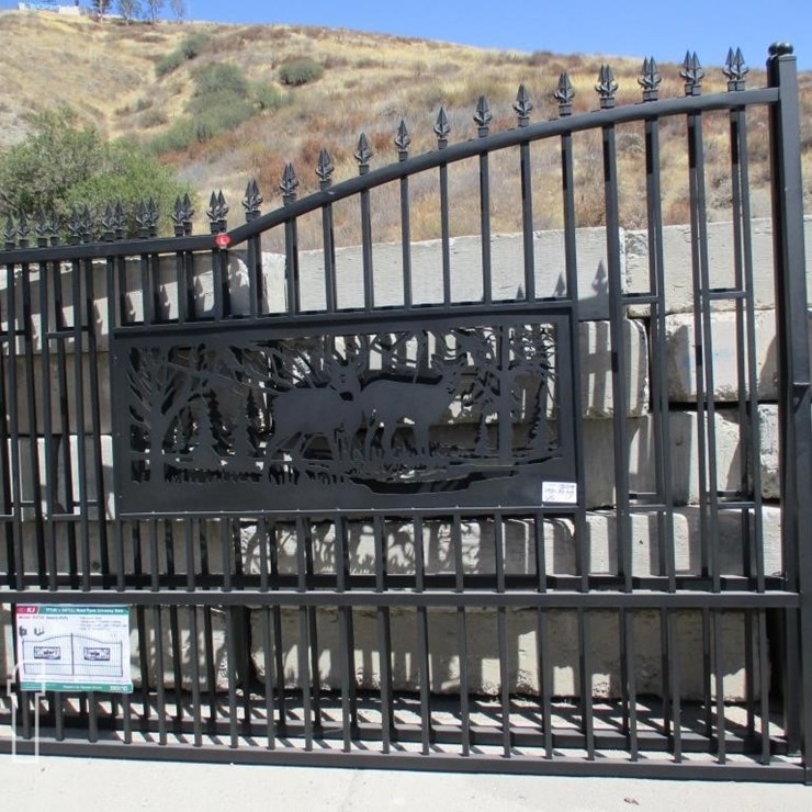 7' X 20' BI-PARTING DRIVEWAY FARM GATE