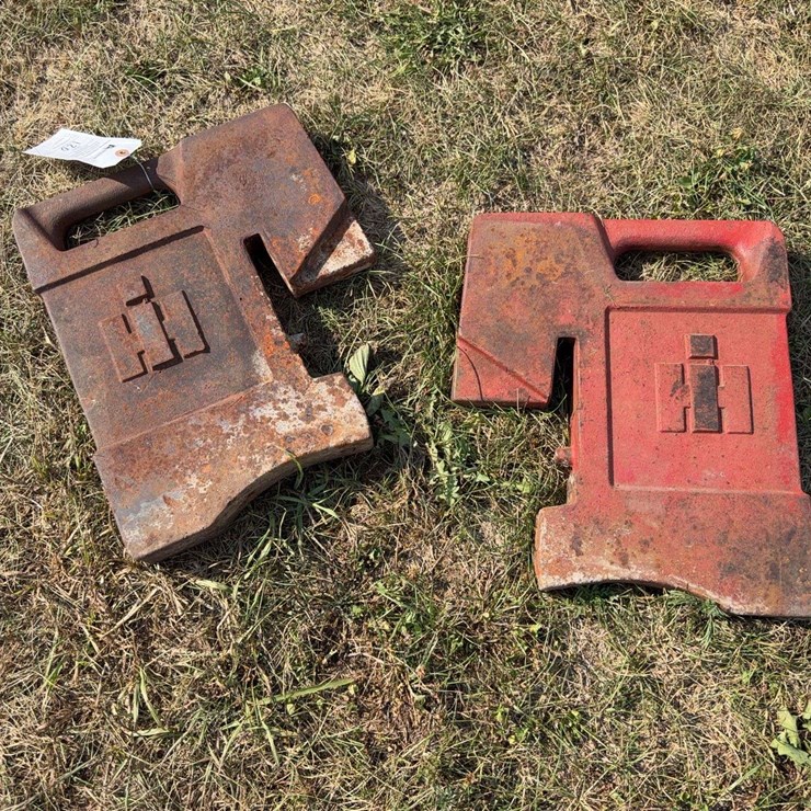 (2) International Harvester Suitcase Weights