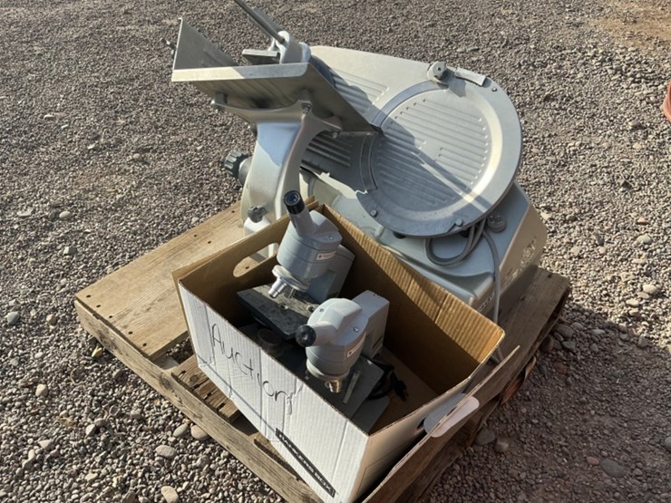 hobart-meat-slicer-&-microscopes-image-2