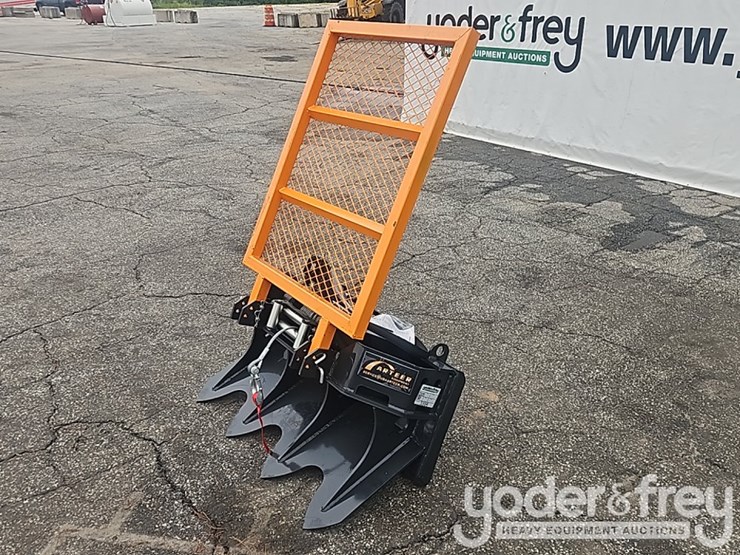 unused-arteer-15000lbs-hydraulic-logging-winch(ss-15000g)-to-suit-skidsteer-image-1