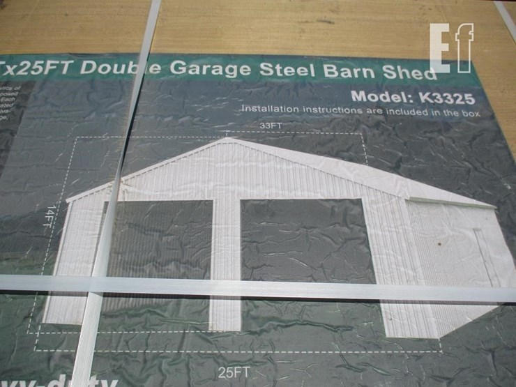 33'-x-25'-double-garage-steel-shed-image-3