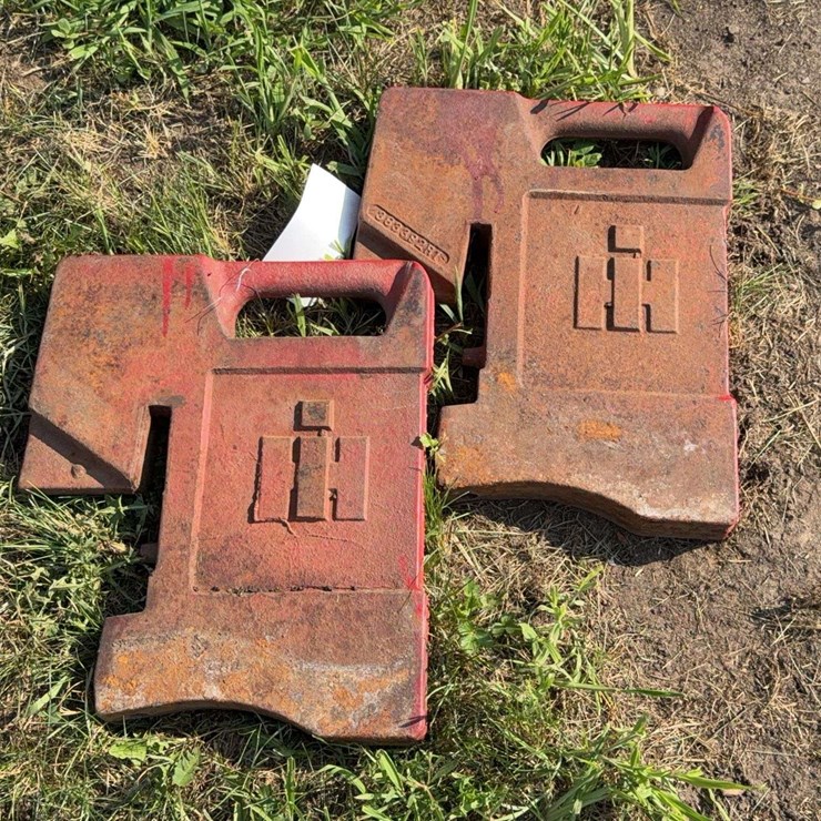 (2) International Harvester Suitcase Weights