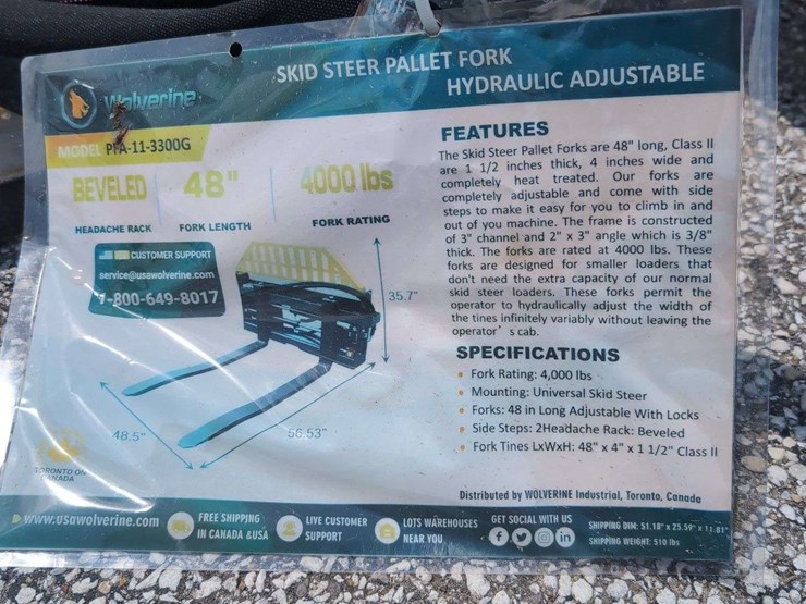 wolverine-skid-steer-pallet-fork-hydraulic-adjustable-pfa-11-3300g-image-4