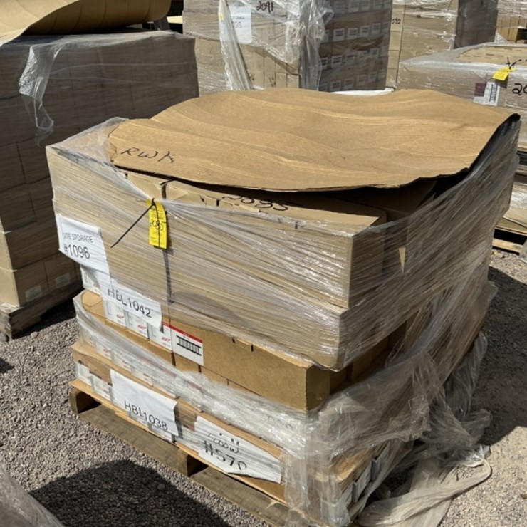 PALLET OF 2 GANG SWITCH PLATES