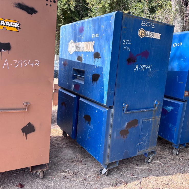 #5102 • KNAACK JOBSITE BOXES WITH MISCELLANEOUS ITEMS