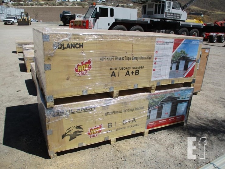 42'-x-30'-triple-garage-metal-shed-image-1
