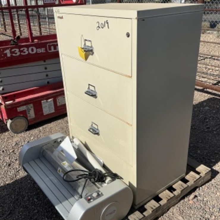 FIRE KING FILING CABINET & LAMINATOR