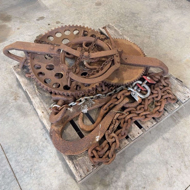 Horse Drawn Stump Puller Block & Tackle