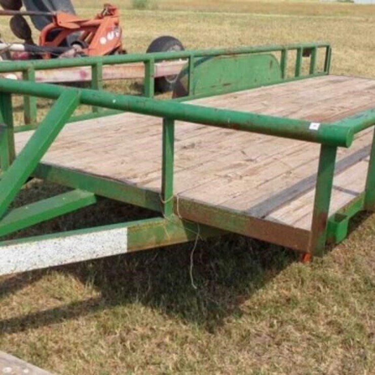 TRAILER, 18'X78" INSIDE FENDERS, W/RAMPS