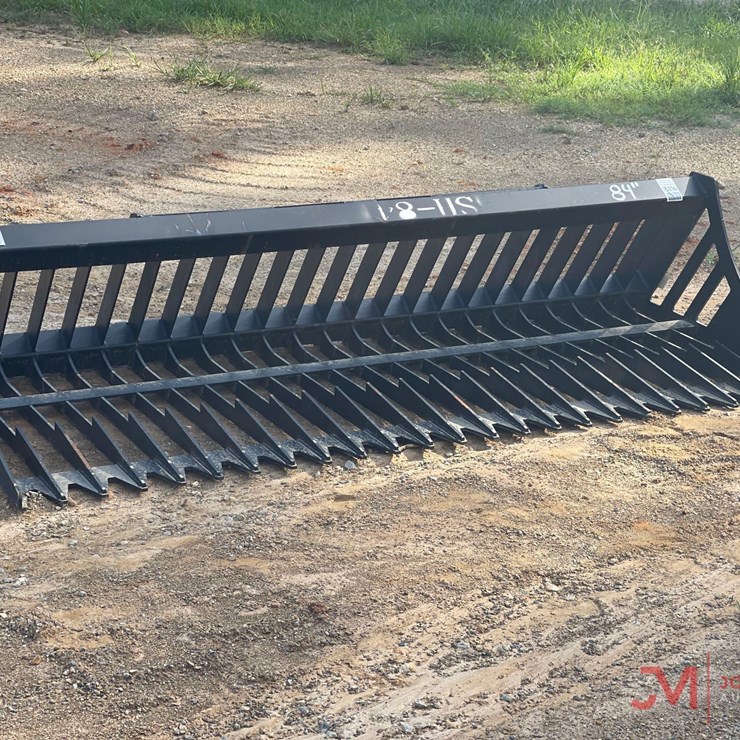 UNUSED 84" ROCK BUCKET SKID STEER ATTACHMENT