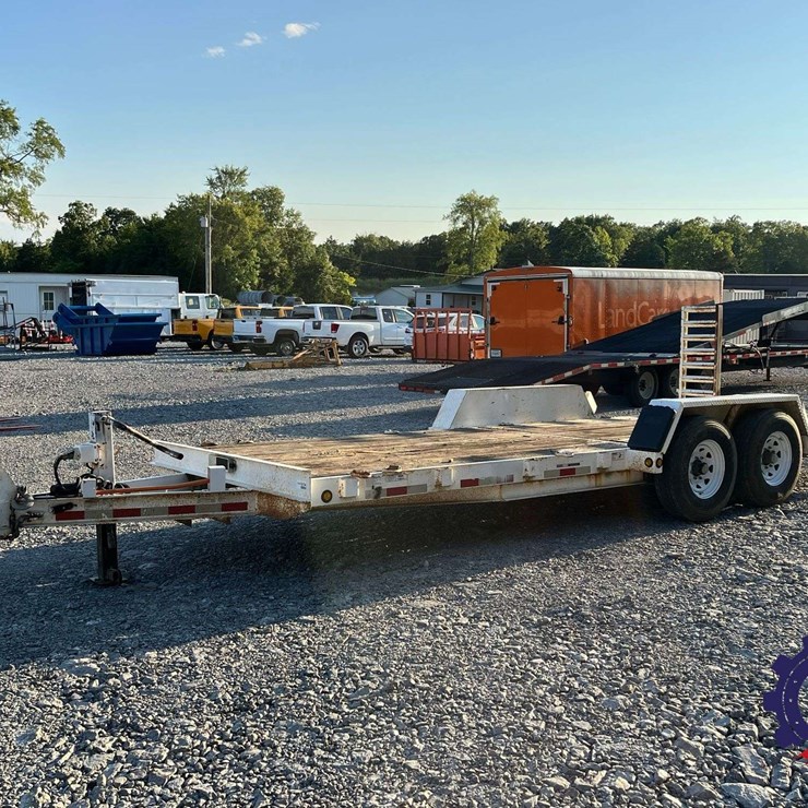 2013 Moran Welding 20’ / 16K Lb. T/A Equipment Tag Trailer