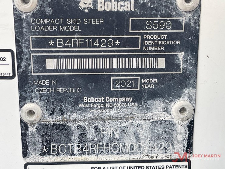 2021-bobcat-s590-skid-steer-loader,-sn:-b4rf11429,-meter-read-194-hours,-68"-tooth-bucket,-aux.-image-25