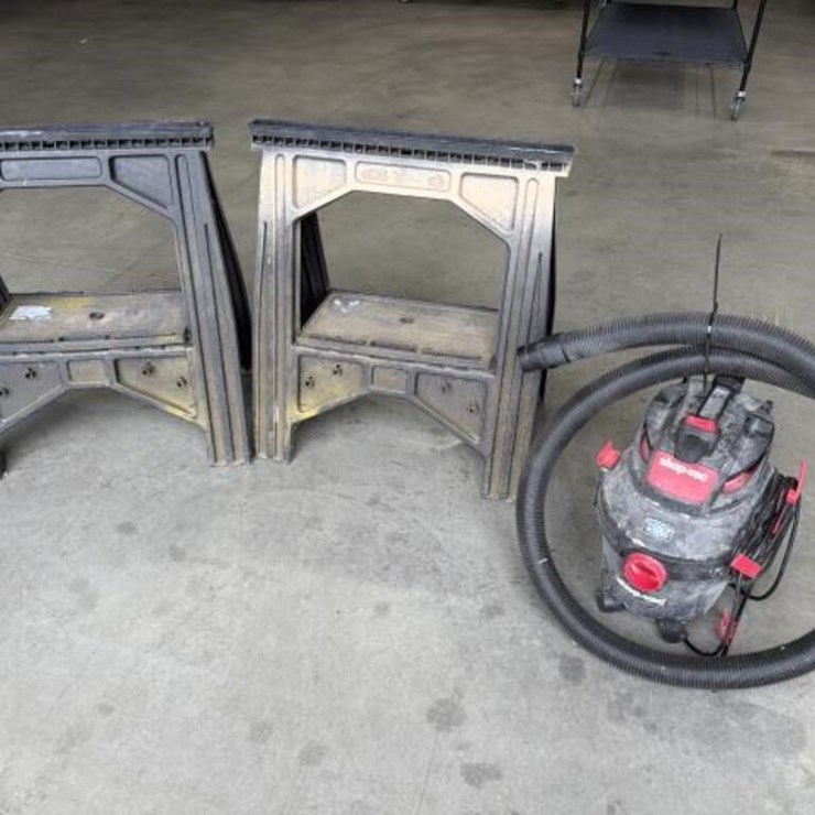 Shop Vac, Saw Horses