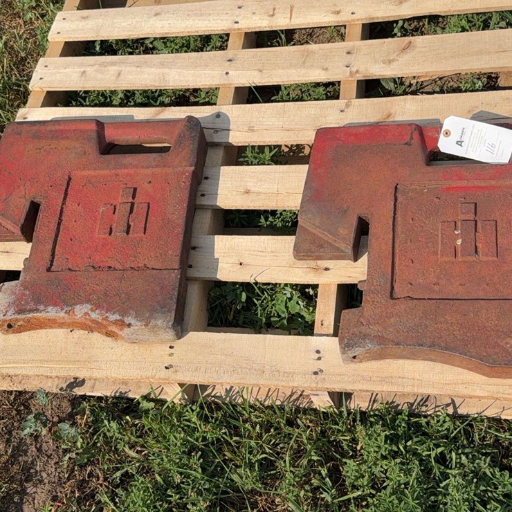 (2) International Harvester Suitcase Weights