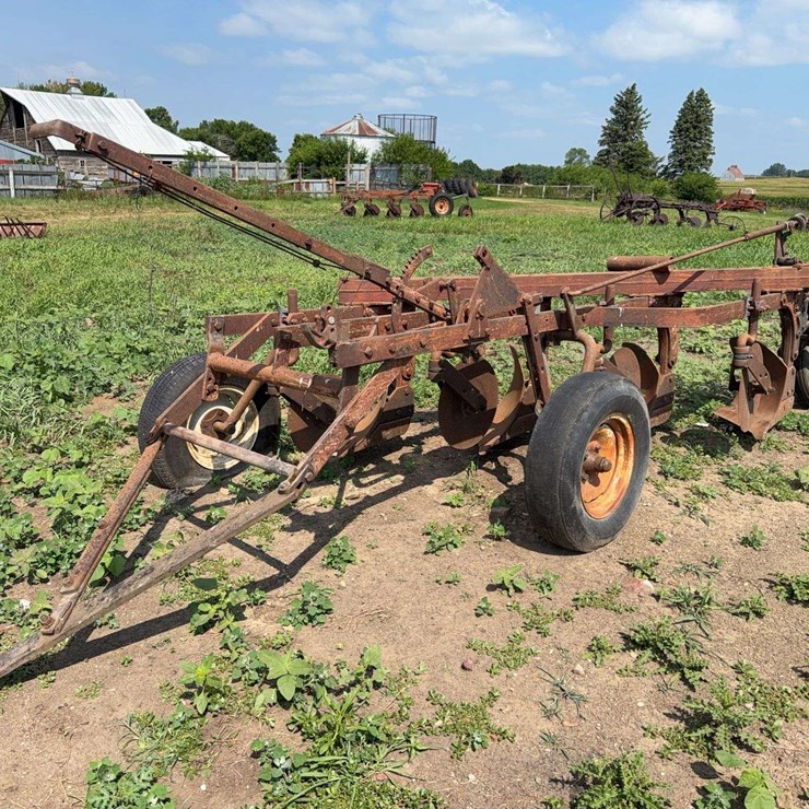 McCormick Deering Four Bottom Pull Type Moldboard Plow
