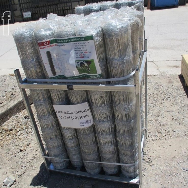 4' X 100' STEEL FIELD FENCE ROLLS