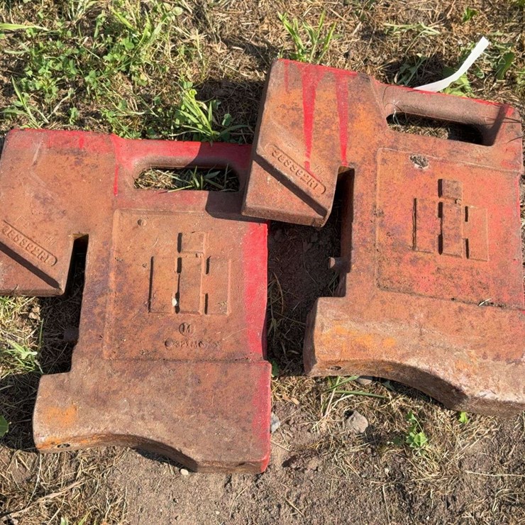 (2) International Harvester Suitcase Weights