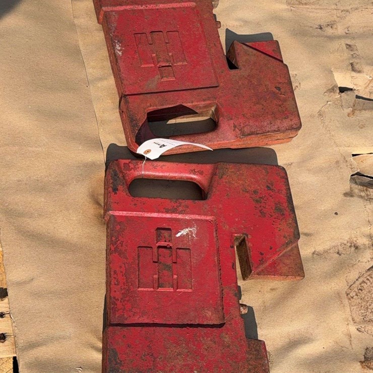 (2) International Harvester Suitcase Weights