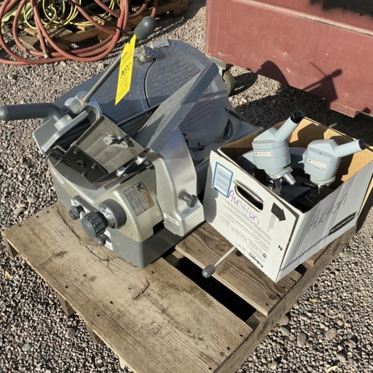 HOBART MEAT SLICER & MICROSCOPES