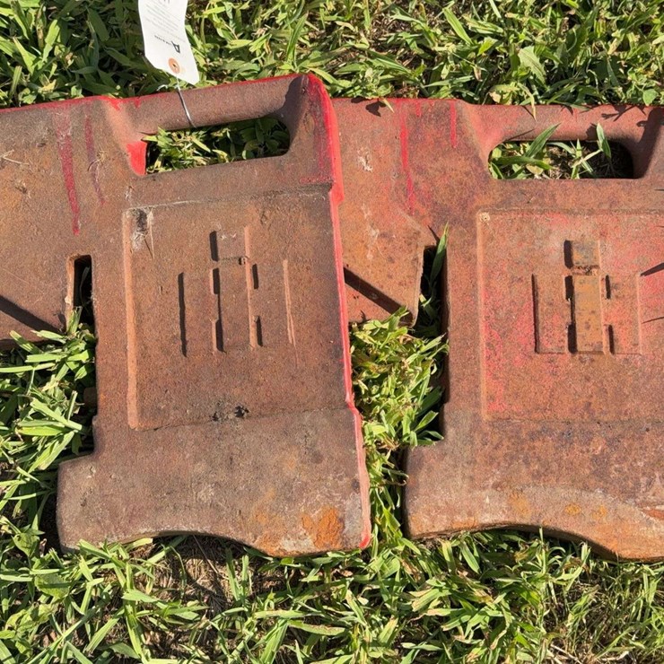 (2) International Harvester Suitcase Weights