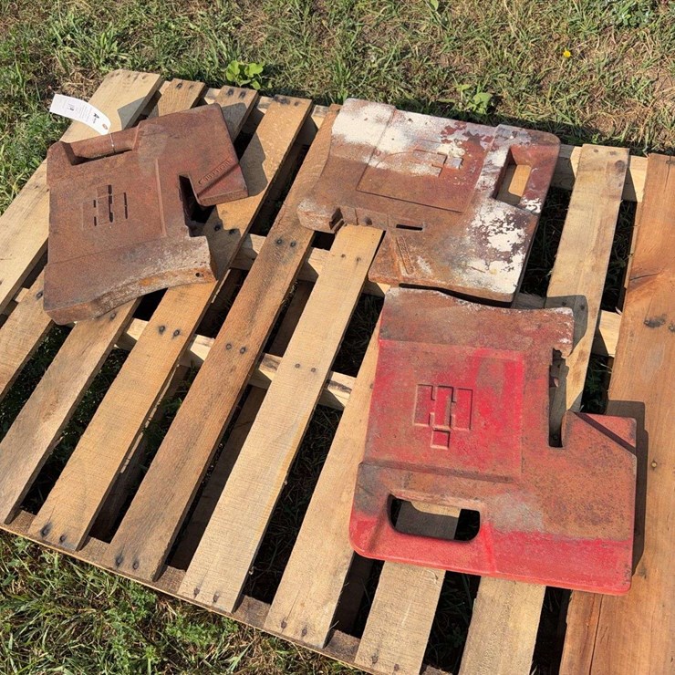(2) International Harvester Suitcase Weights
