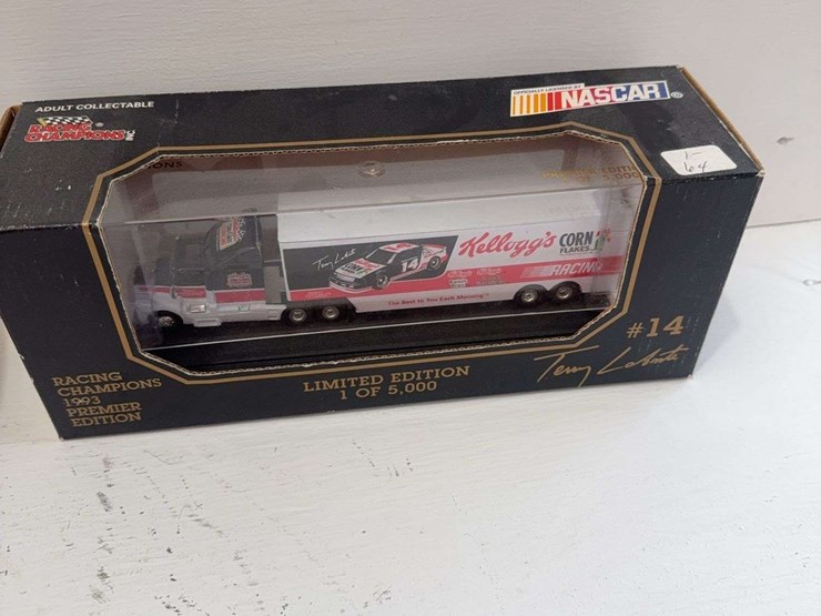 nascar-racing-champions-1993-premier-edition-1-of-5,000-#14-transporter,-die-cast-metal,-1/87-scale,-stanley-steamer-image-3