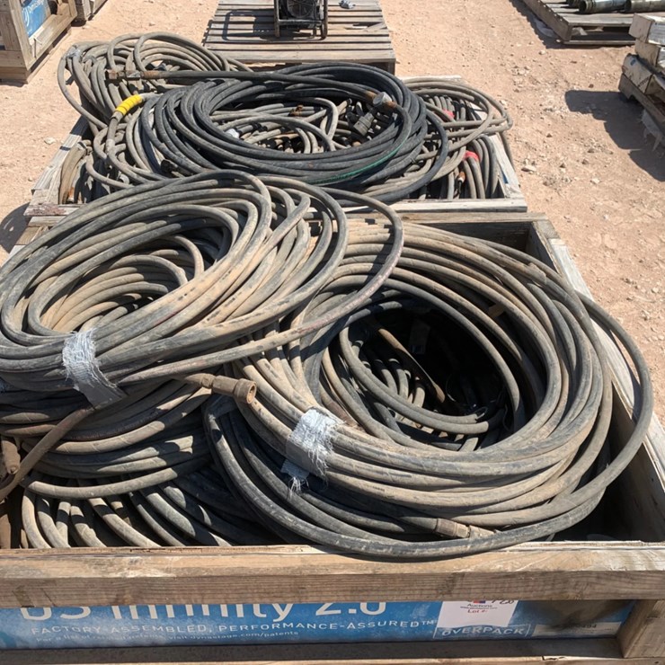 (2) Crates of 1/2 Hydraulic Hoses
